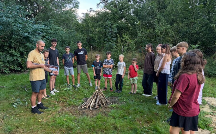 Szkolenie dzieci i młodzieży OSP DZIERŻYSŁAW